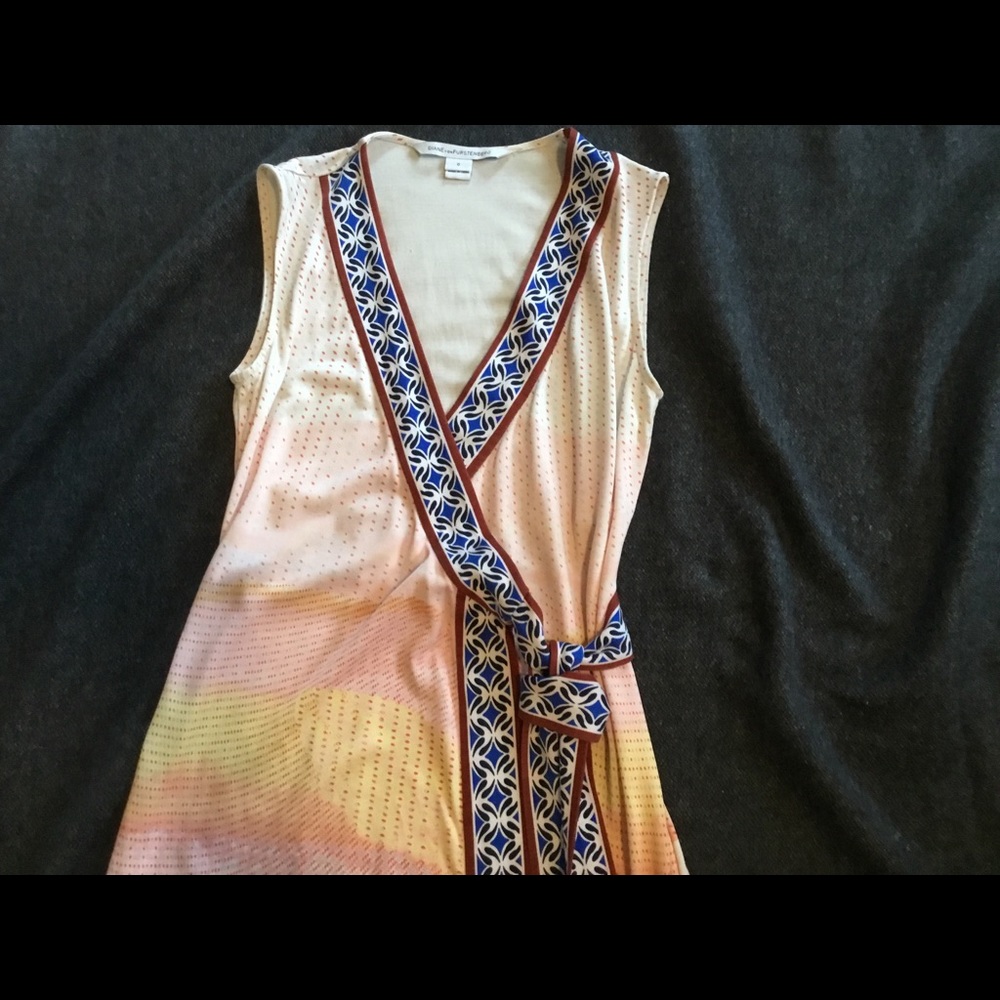 Diane von Furstenberg ‘New Yahzi’ Silk Jersey Maxi Wrap Dress, Size 0 - Picture 2 of 13